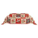Festive Christmas Sofa Throw Cover