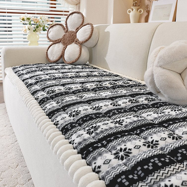 Snowflake Christmas Sofa Mat
