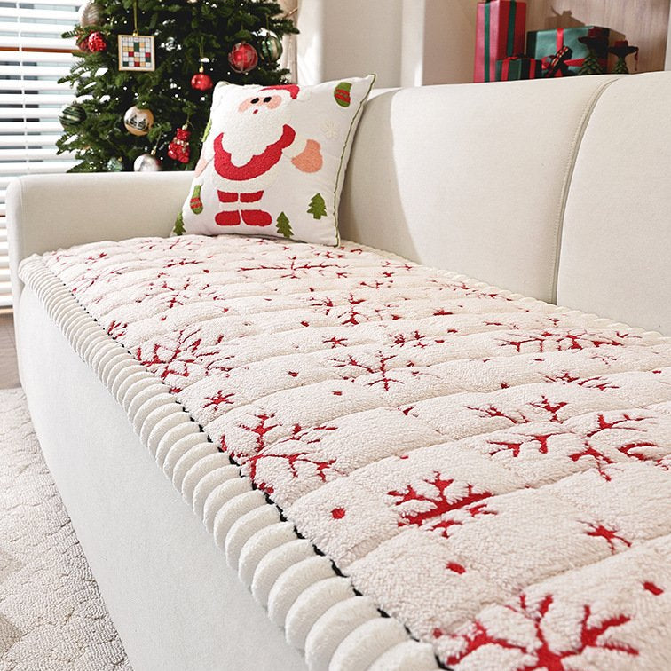 Snowflake Christmas Sofa Mat