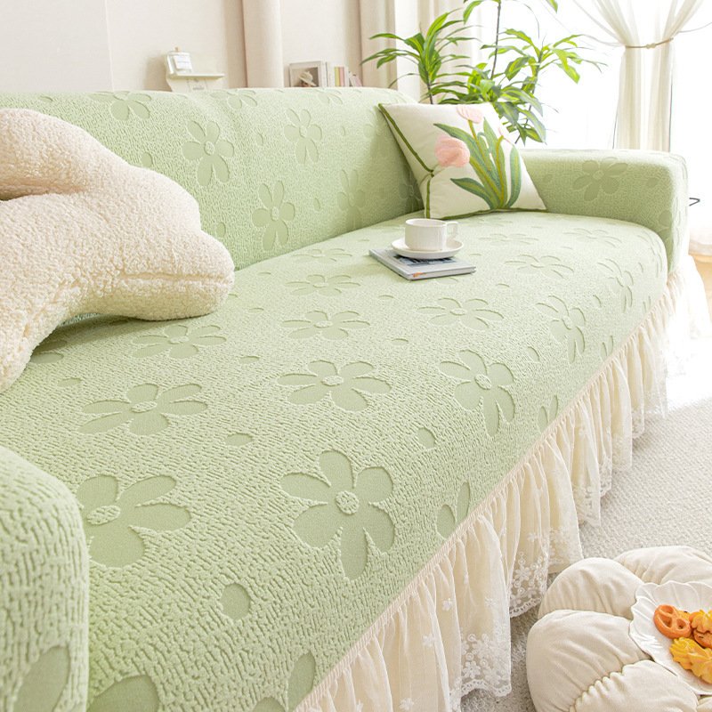 Floral Lace Sofa Cover