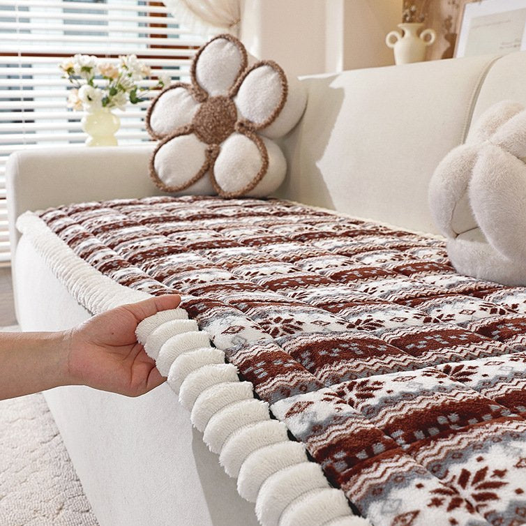 Snowflake Christmas Sofa Mat