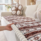 Snowflake Christmas Sofa Mat